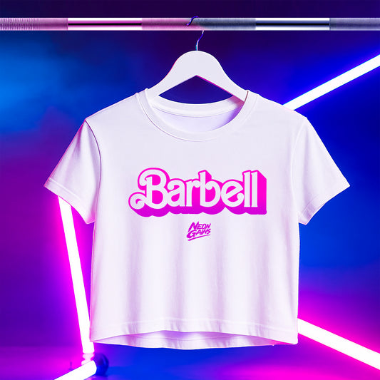 Barbell crop top