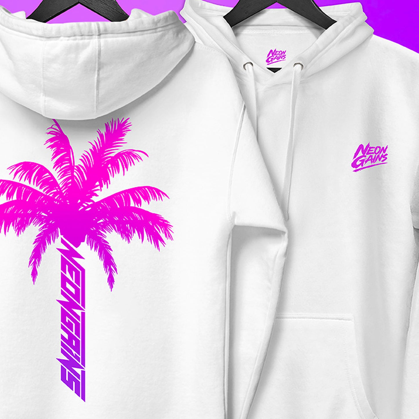 Cyber Palm Logo Hoodie