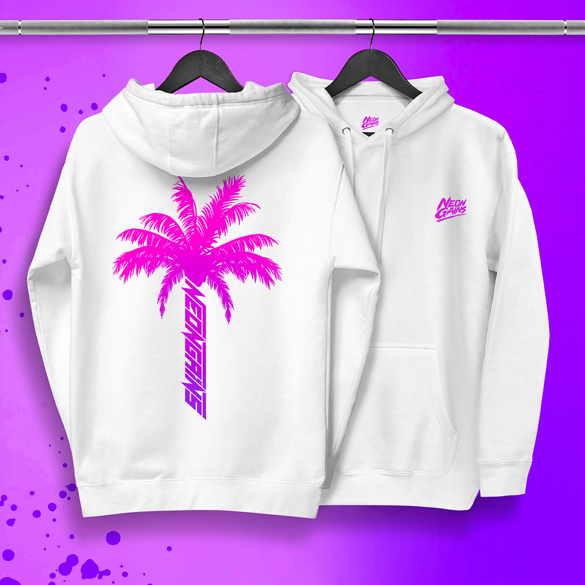 Cyber Palm Logo Hoodie