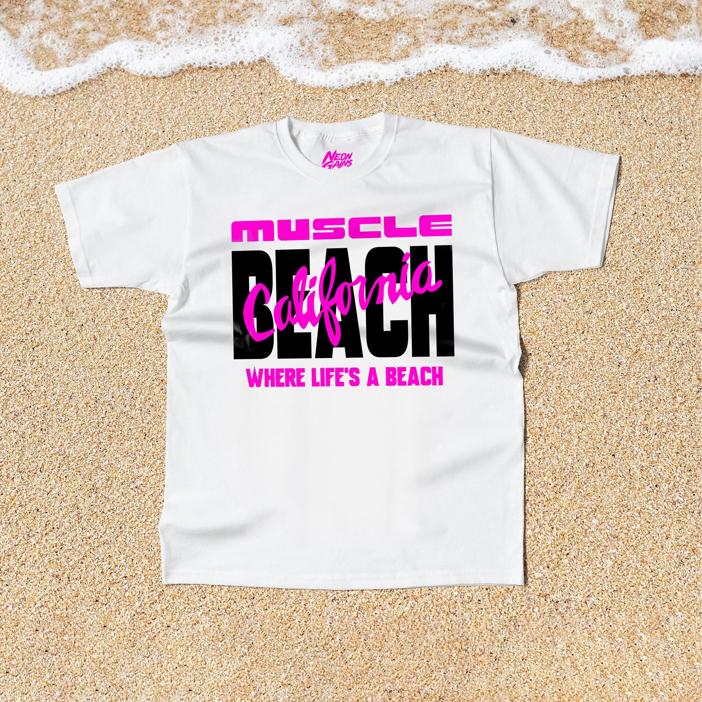 Life's a Beach - Front Print T-Shirt